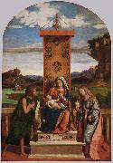 CIMA da Conegliano The Madonna and Child with Sts John the Baptist and Mary Magdalen Spain oil painting artist